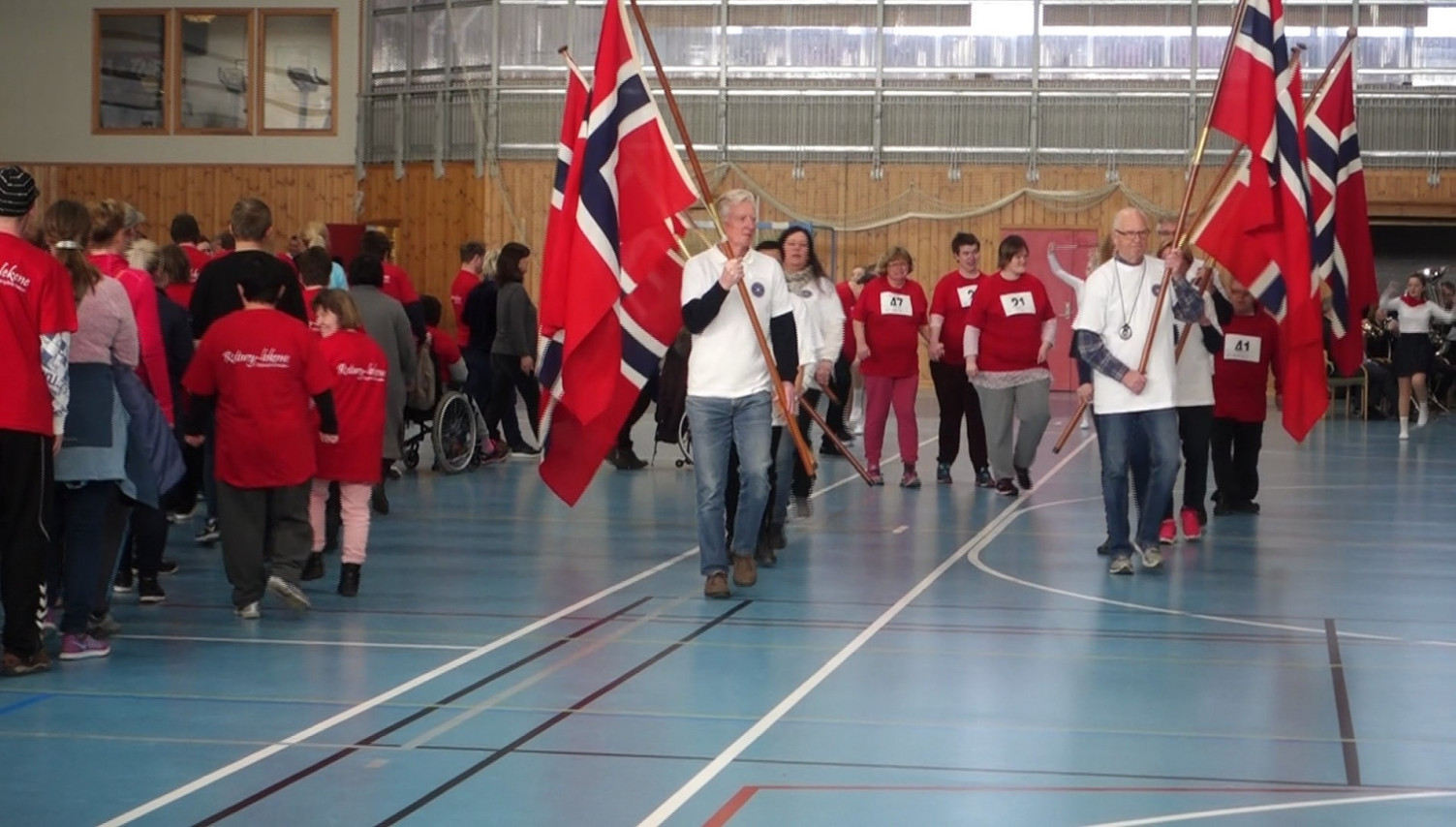 Innmarsj på Rotarylekene