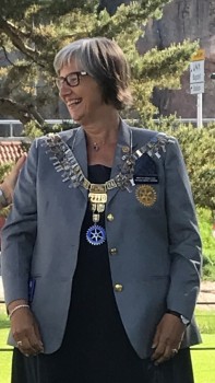 Sissel Berit Hoell fra Langesund Rotaryklubb